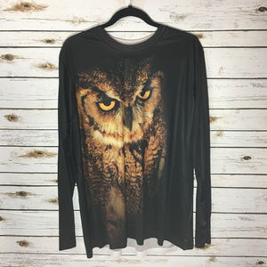 GET A LIFE Long Sleeved Owl Men's Owl